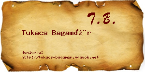 Tukacs Bagamér névjegykártya